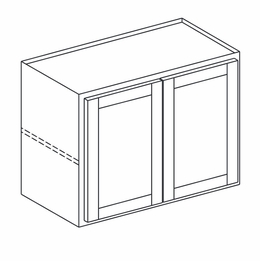 York Palmetto Paint W2424DD: Bridge Wall Cabinet: Assembled Kitchen Cabinets