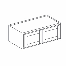 York Palmetto Paint W3612: Bridge Wall Cabinet: Assembled Kitchen Cabinets