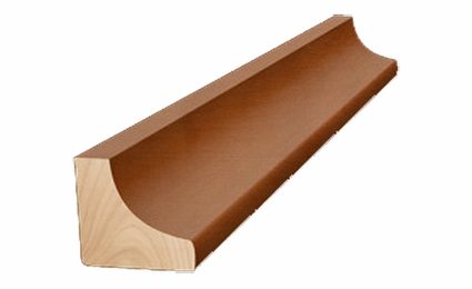 York Seabreeze Paint MICW: Inside Corner Molding: Assembled Kitchen Cabinets