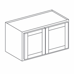 York Seaport Paint W2418DD: Bridge Wall Cabinet: Assembled Kitchen Cabinets