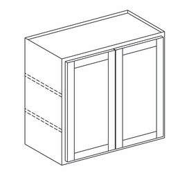 York Seaport Paint W2730: Double Door Wall Cabinet: Assembled Kitchen Cabinets