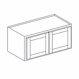 York Seaport Paint W3015: Bridge Wall Cabinet: Assembled Kitchen Cabinets