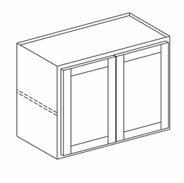 York Seaport Paint W3024: Bridge Wall Cabinet: Assembled Kitchen Cabinets