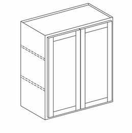 York Seaport Paint W3036: Double Door Wall Cabinet: Assembled Kitchen Cabinets