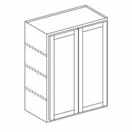 York Seaport Paint W3042: Double Door Wall Cabinet: Assembled Kitchen Cabinets