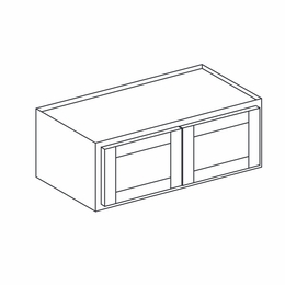 York Seaport Paint W3312: Bridge Wall Cabinet: Assembled Kitchen Cabinets