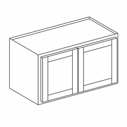 York Seaport Paint W3318: Bridge Wall Cabinet: Assembled Kitchen Cabinets