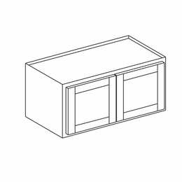 York Seaport Paint W3615: Bridge Wall Cabinet: Assembled Kitchen Cabinets