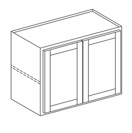 York Seaport Paint W3624: Bridge Wall Cabinet: Assembled Kitchen Cabinets