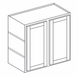 York Seaport Paint W4230: Double Door Wall Cabinet: Assembled Kitchen Cabinets