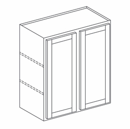 York Seaport Paint W4236: Double Door Wall Cabinet: Assembled Kitchen Cabinets