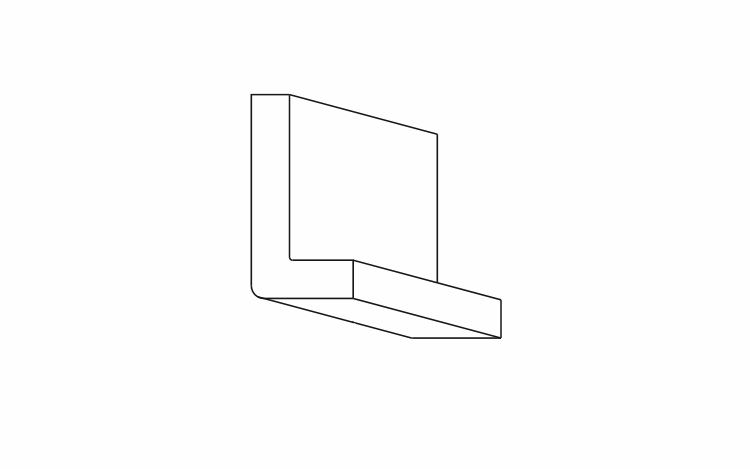 York Stonybrook Paint STCROWN: 4" Starter Crown Molding: Assembled Kitchen Cabinets