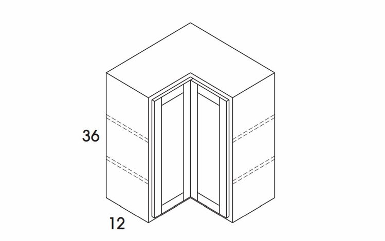 York Stonybrook Paint WER2436: Wall Corner Easy Reach Cabinets: Assembled Kitchen Cabinets