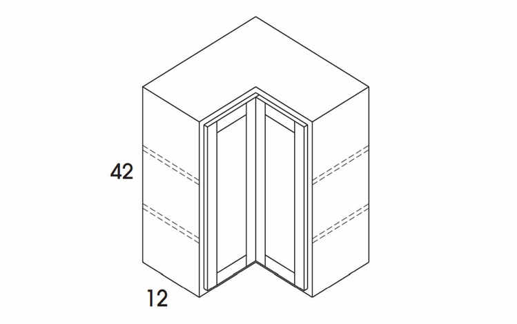 York Stonybrook Paint WER2442: Wall Corner Easy Reach Cabinets: Assembled Kitchen Cabinets