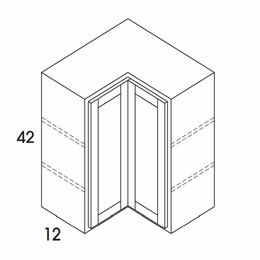 York Stonybrook Paint WER2442: Wall Corner Easy Reach Cabinets: Assembled Kitchen Cabinets
