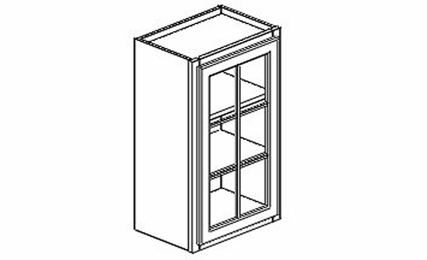 York Wall Cabinets Prepped for Glass