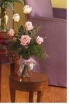 1/2 dozen pink Roses