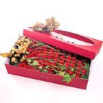 100 red rose boxed
