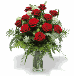  12 Classic Red Roses 