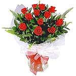 12 Red Roses Presentation Bouquet 8-3