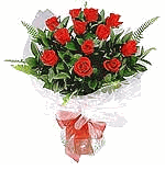 12 Red Roses Presentation Bouquet 8-3