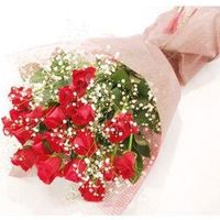 18 Red roses bouquet