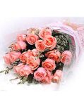 19 pink roses, 