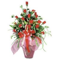 24 red roses 