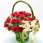 24 Rose Basket