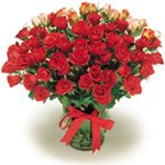 40 Red Rose arrangement in Vase