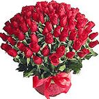 Valentine large Roses Basket 100 red roses