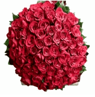 99 Red Rose Bouquet Woman Day OCt-20th
