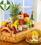 Abundant Fruit and Gourmet Basket  