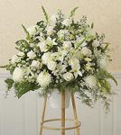 All-White Sympathy Standing Basket