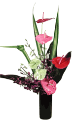Anthuriums bouquet