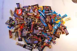 Assorted Candy trick n trick basket 