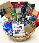 Assorted chocolates and sweet basket