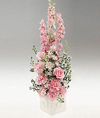 Baby arrangement for a baby girl.