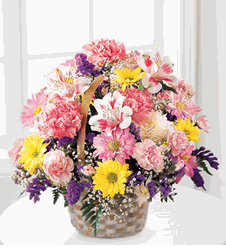 Basket Of Cheer Bouquet