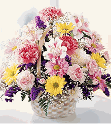 Basket Of Cheer Bouquet