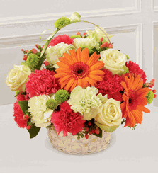 Best Year Basket Flowers
