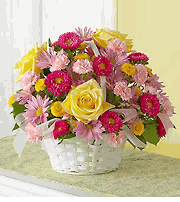 Bright Flower Basket