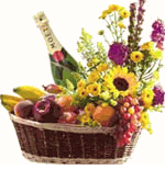 Champagne, Fruits and Flowers