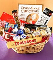 Chocolate gift basket 