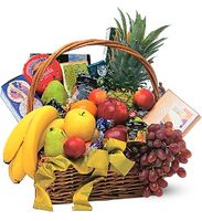 Christmas Gifts Gourmet Fruit Basket 