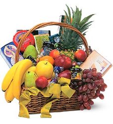 Christmas Gifts Gourmet Fruit Basket 