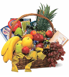Christmas Gifts Gourmet Fruit Basket 