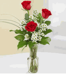 Classic Bud Vase Roses