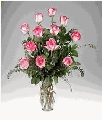 Color Pink Roses Bouquet