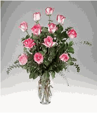 Color Pink Roses Bouquet